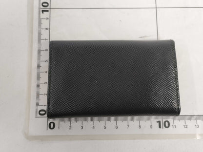 PRADA Saffiano 6-ring key case with chips