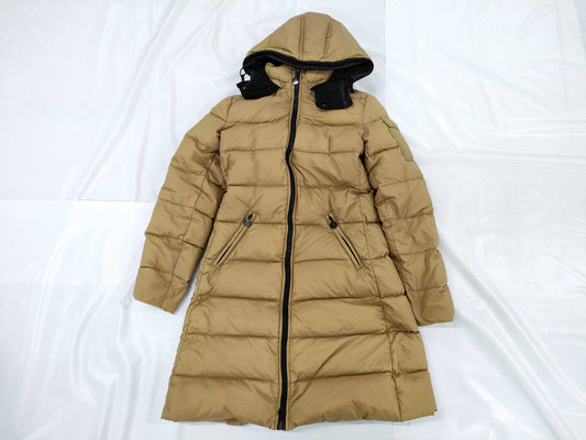 MONCLER Down Long Coat Khaki Coat