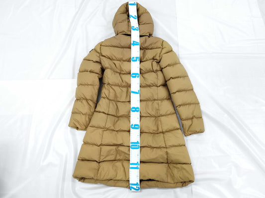 MONCLER Down Long Coat Khaki Coat