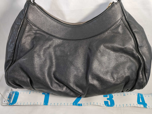 GUCCI Abby One-Shoulder Bag in Black Leather 189833 Shoulder Bag