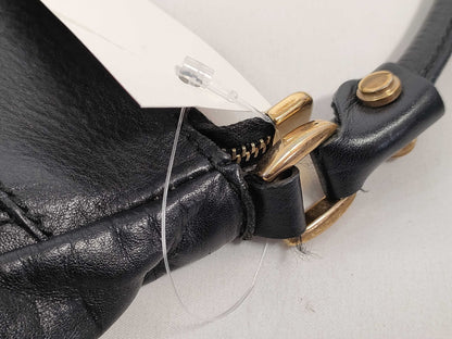 GUCCI Abby One-Shoulder Bag in Black Leather 189833 Shoulder Bag