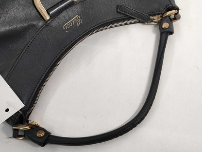 GUCCI Abby One-Shoulder Bag in Black Leather 189833 Shoulder Bag