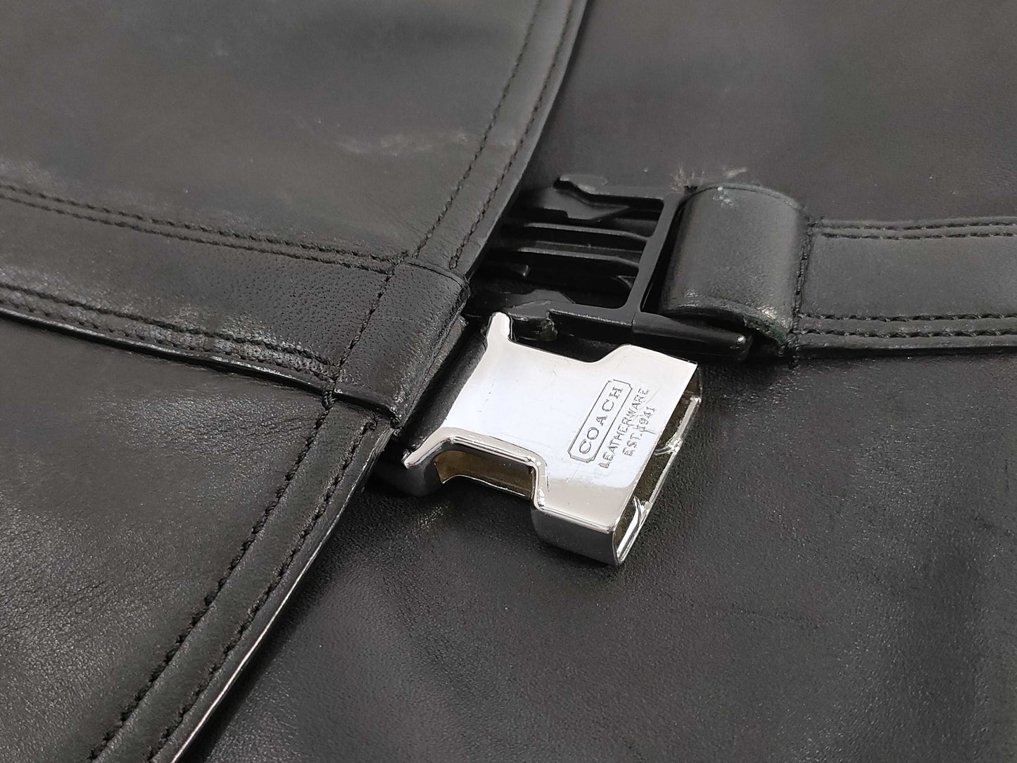 COACH Leather Shoulder Bag