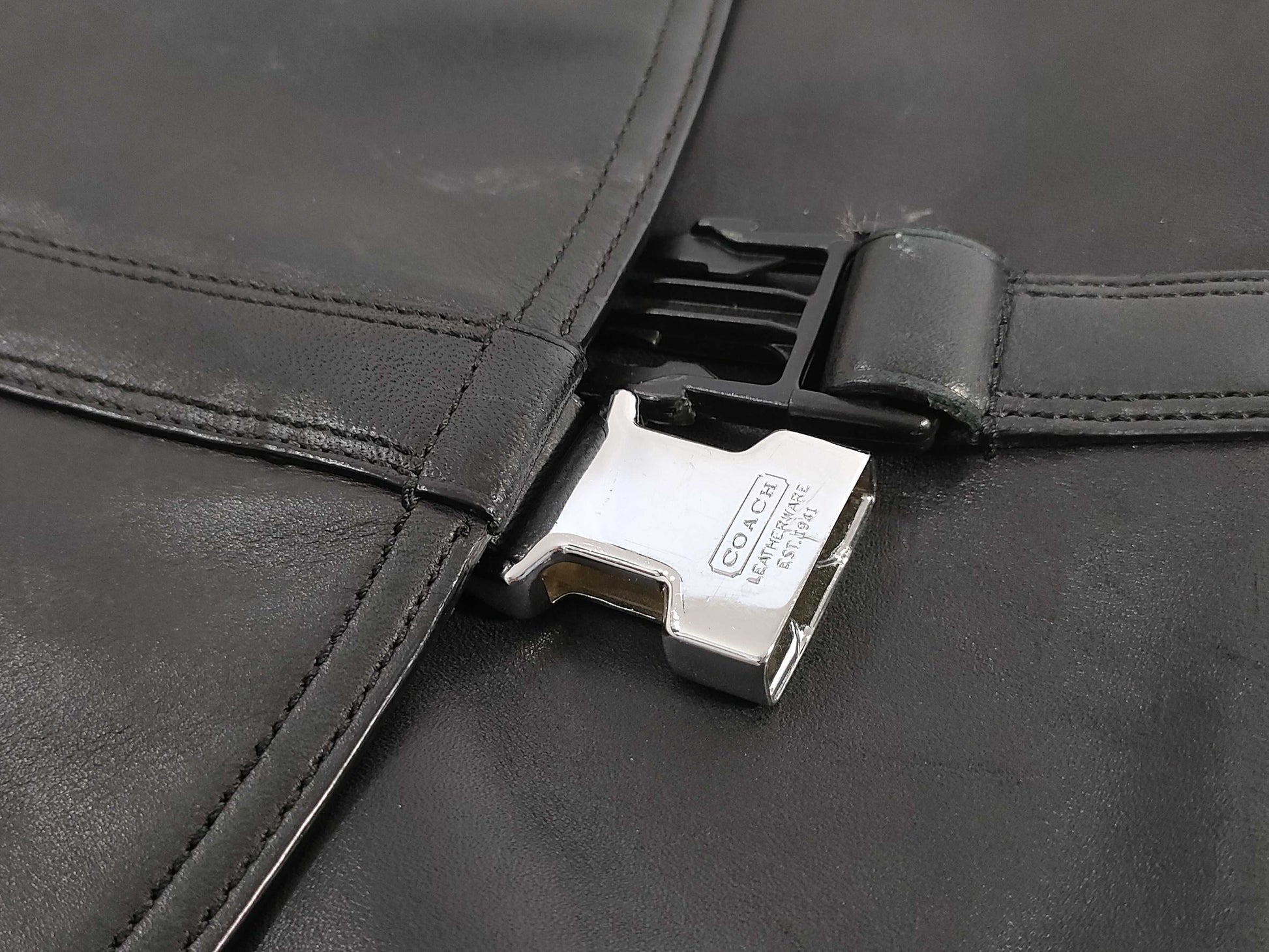 COACH Leather Shoulder Bag
