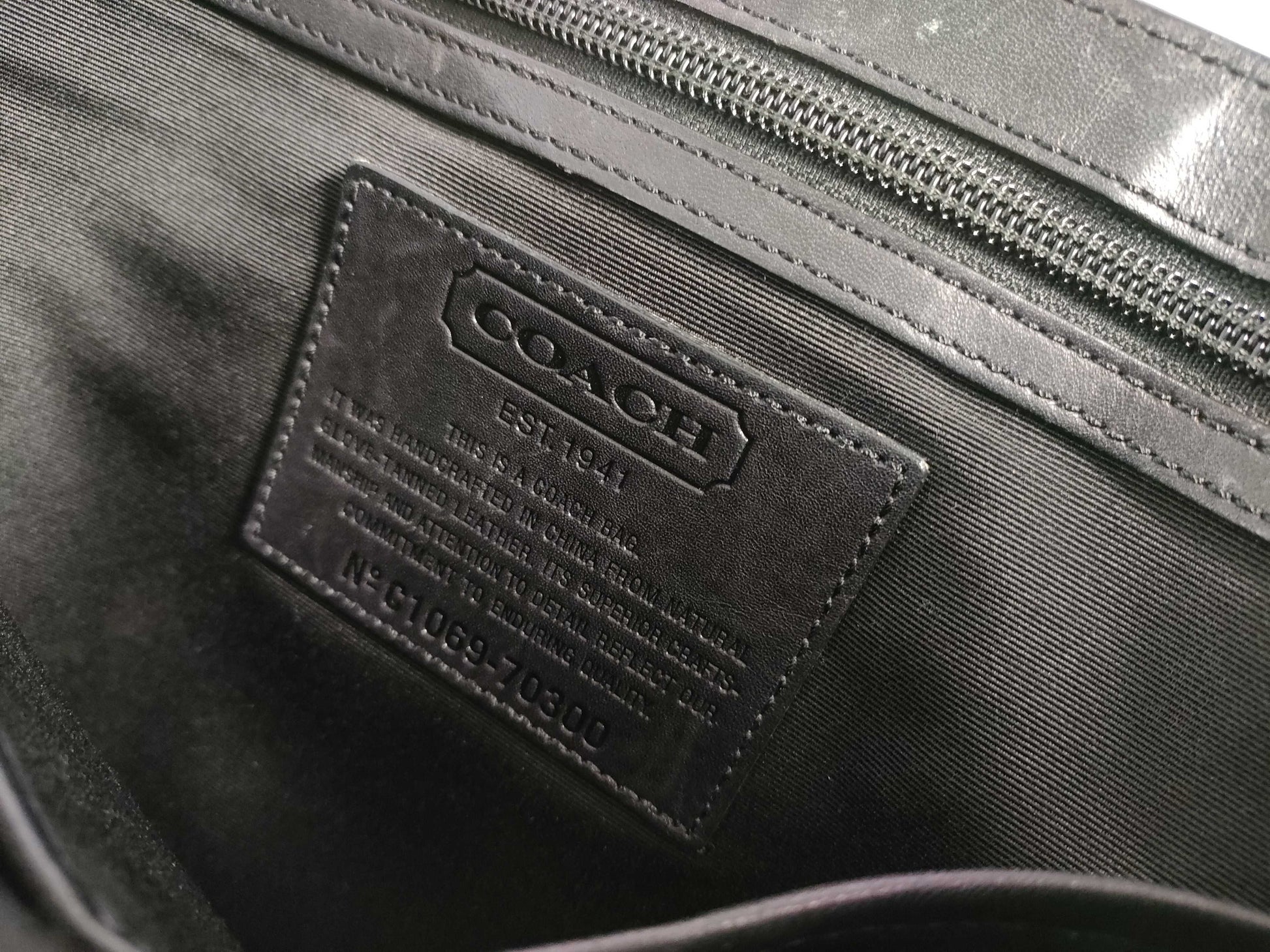 COACH Leather Shoulder Bag