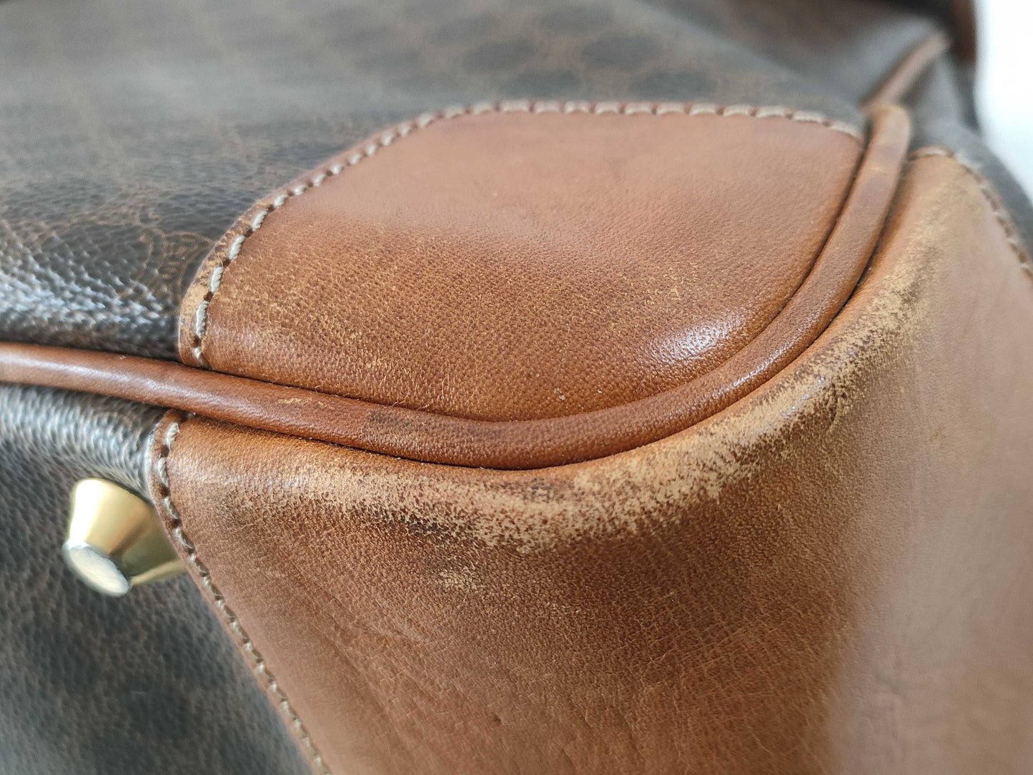 CELINE Flap Boston Bag Boston Bag