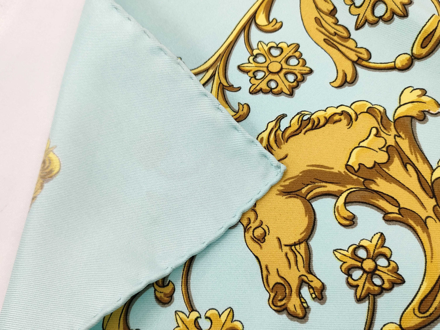 HERMES Carré LA PROMENADE DE LONGCHAMPS Scarf without tag
