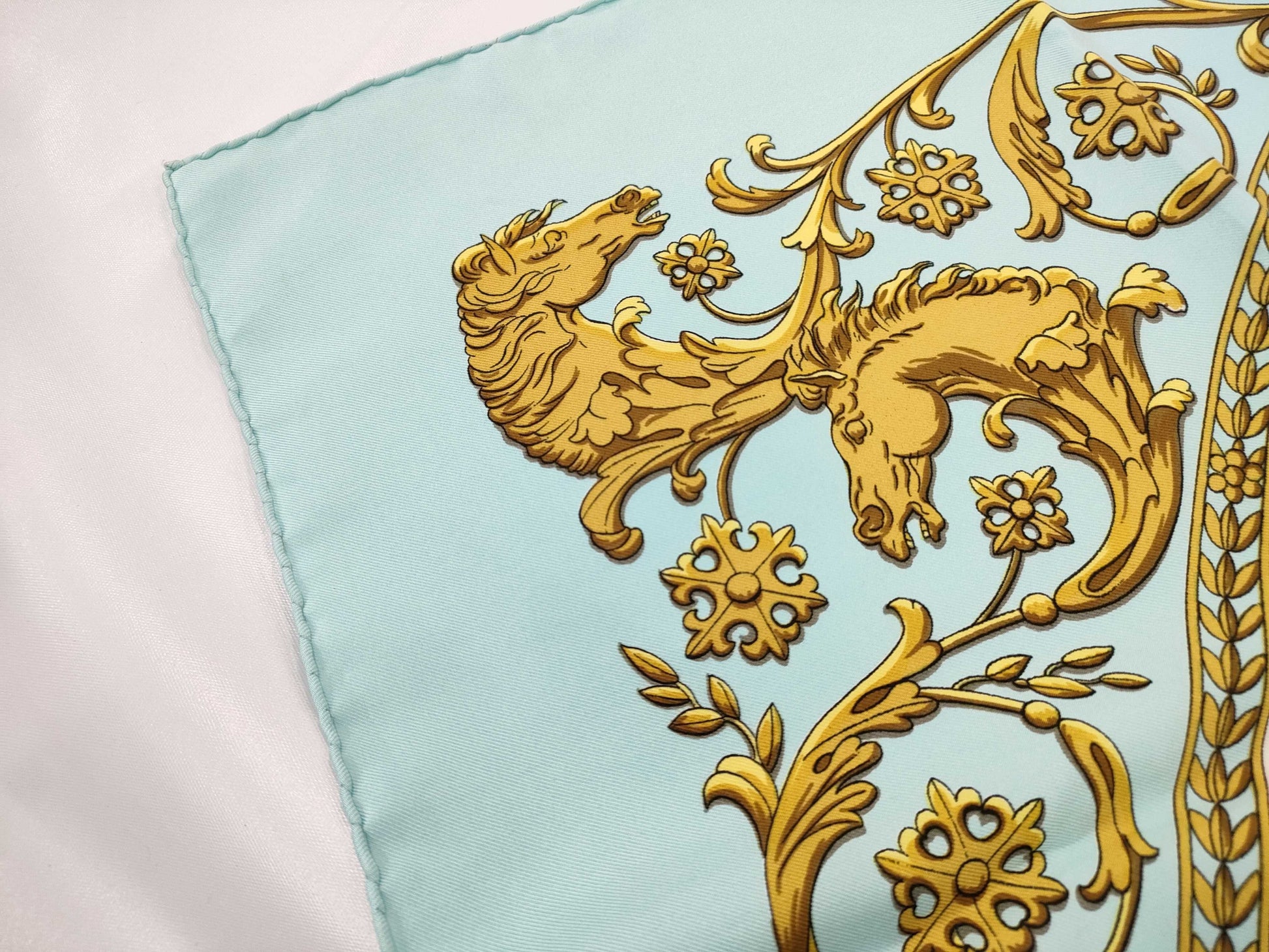 HERMES Carré LA PROMENADE DE LONGCHAMPS Scarf without tag