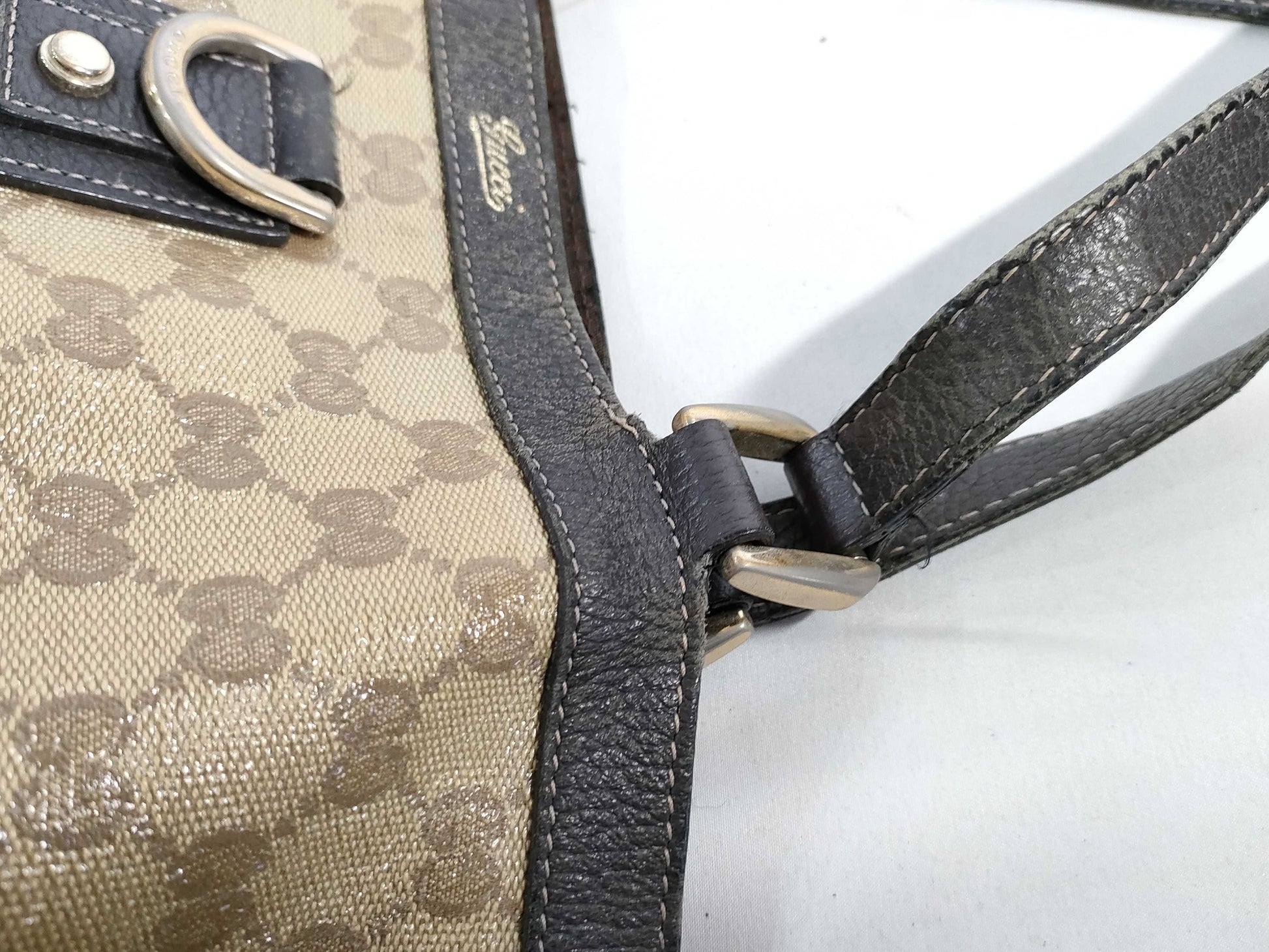 GUCCI GG Crystal Tote Bag Beige 293580 Tote Bag