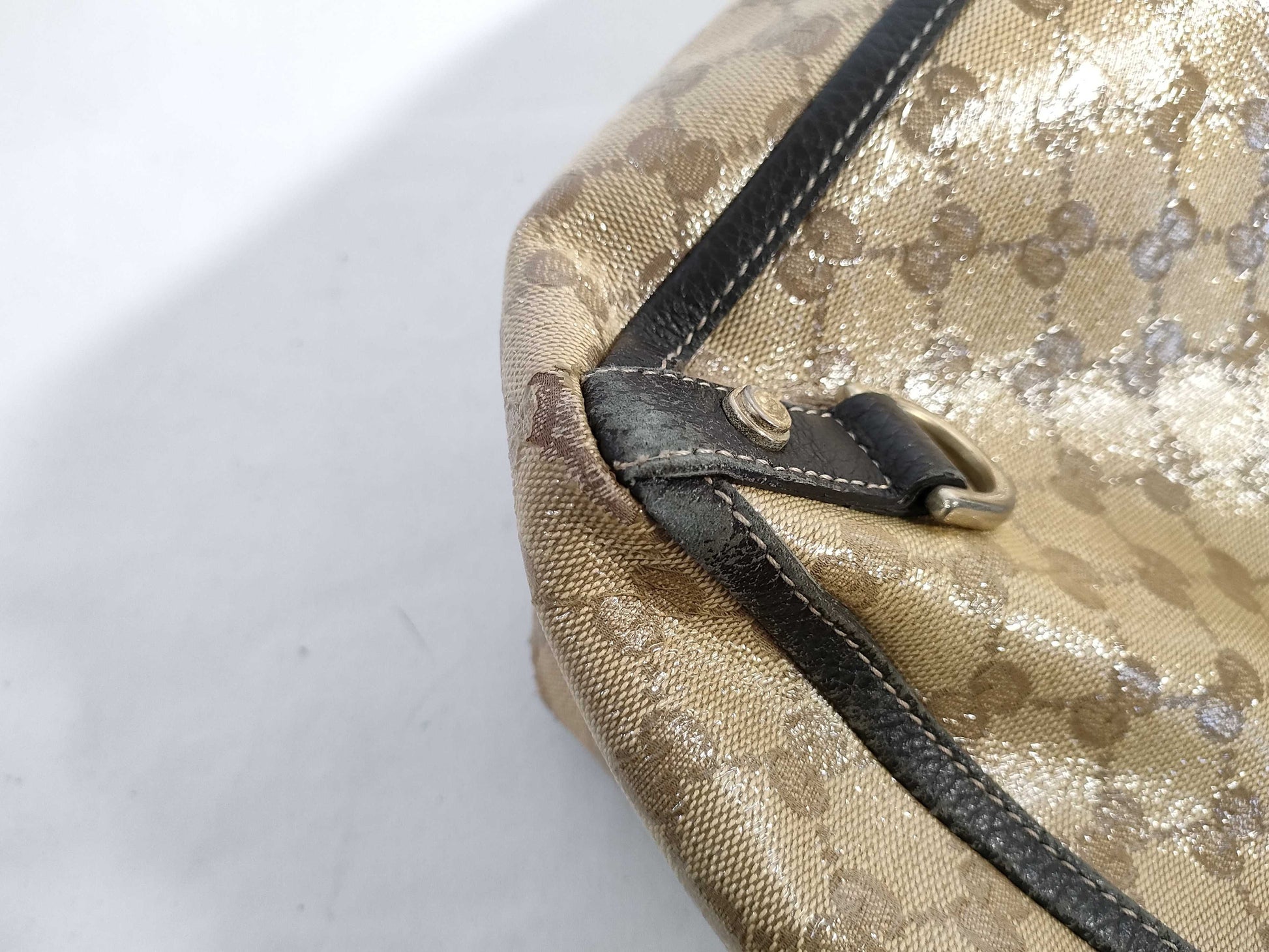 GUCCI GG Crystal Tote Bag Beige 293580 Tote Bag