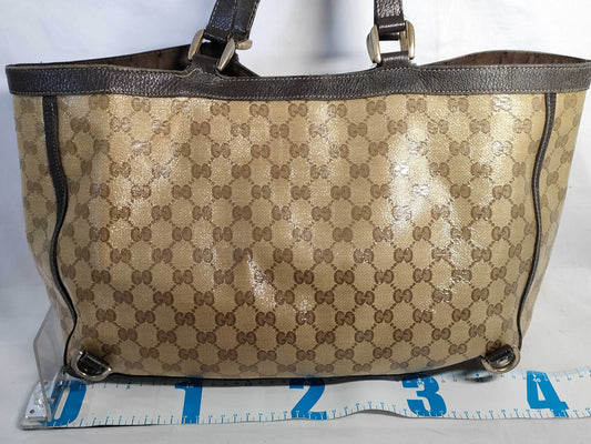 GUCCI GG Crystal Tote Bag Beige 293580 Tote Bag