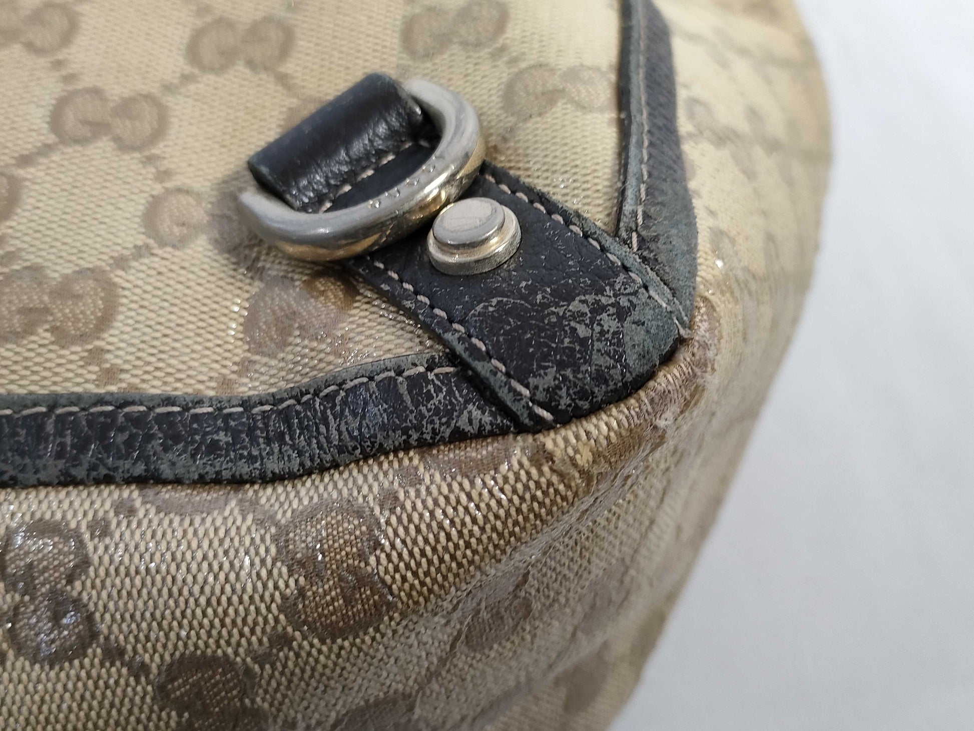 GUCCI GG Crystal Tote Bag Beige 293580 Tote Bag