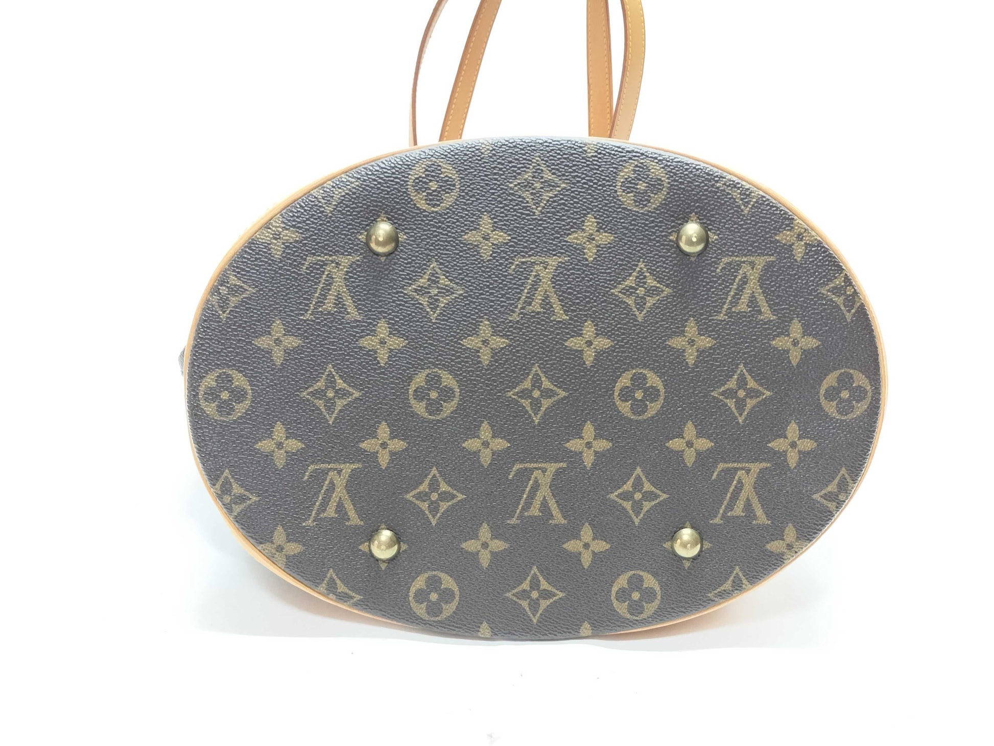 LOUIS VUITTON FL0030 Monogram M42236 Bucket GM Tote Bag with Pouch