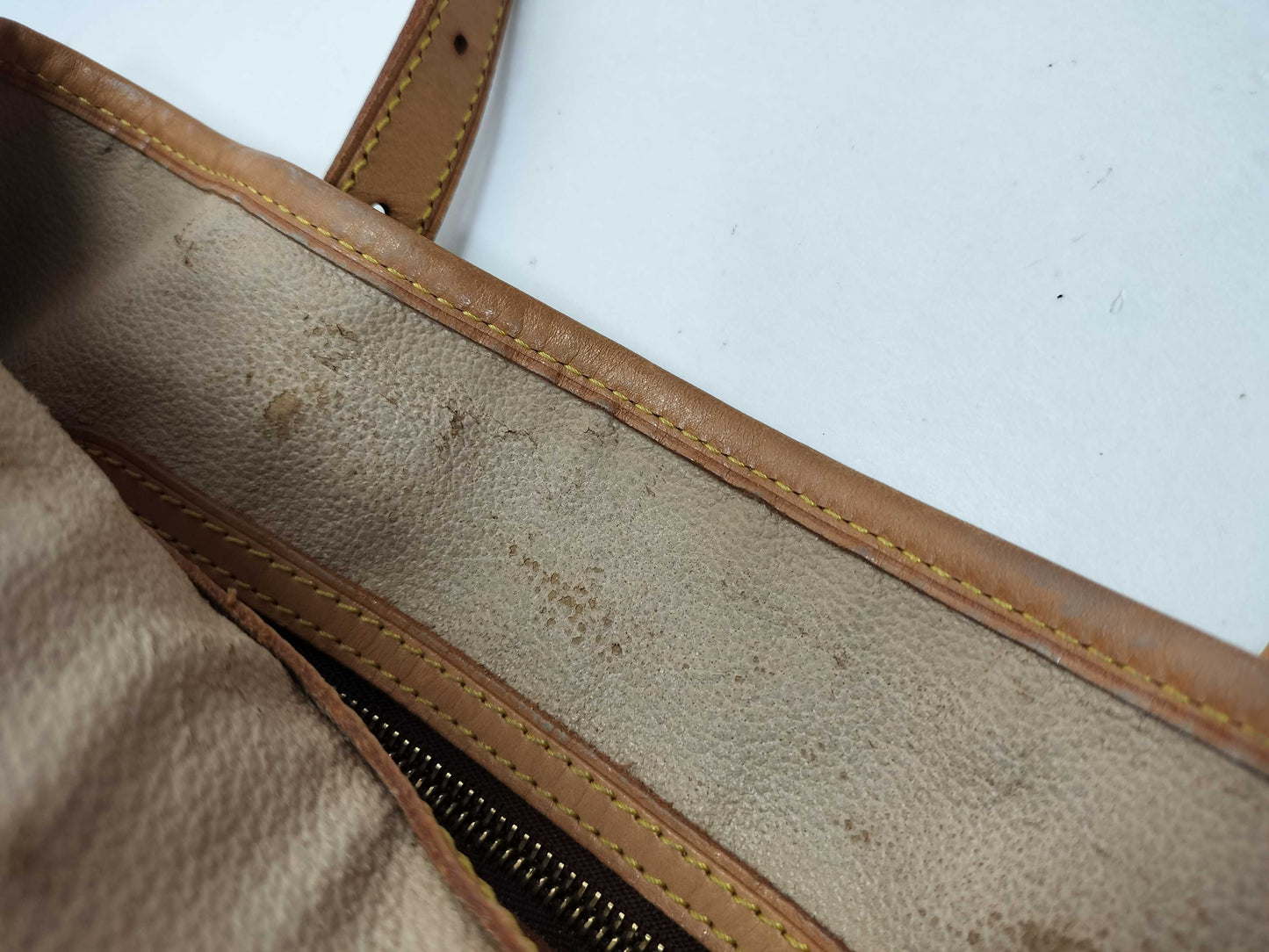 LOUIS VUITTON FL0030 Monogram M42236 Bucket GM Tote Bag with Pouch