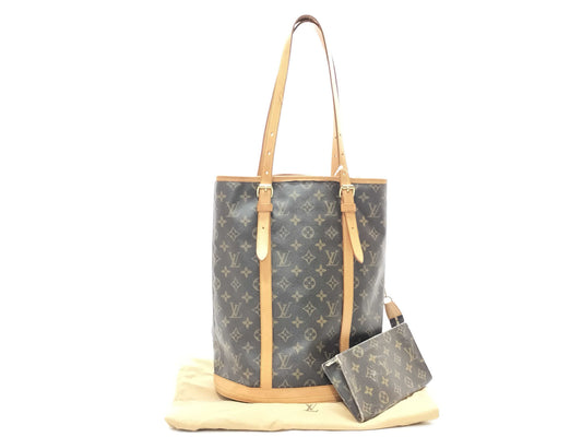 LOUIS VUITTON FL0030 Monogram M42236 Bucket GM Tote Bag with Pouch