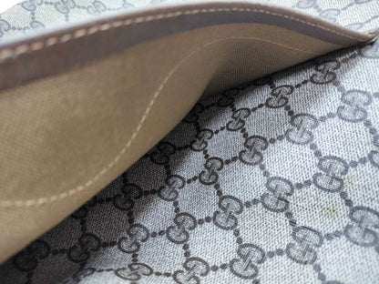 GUCCI 39.02003 GG Supreme PVC Old Sherry Tote Bag