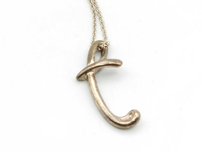Tiffany & Co. Initial T Silver 925 Necklace