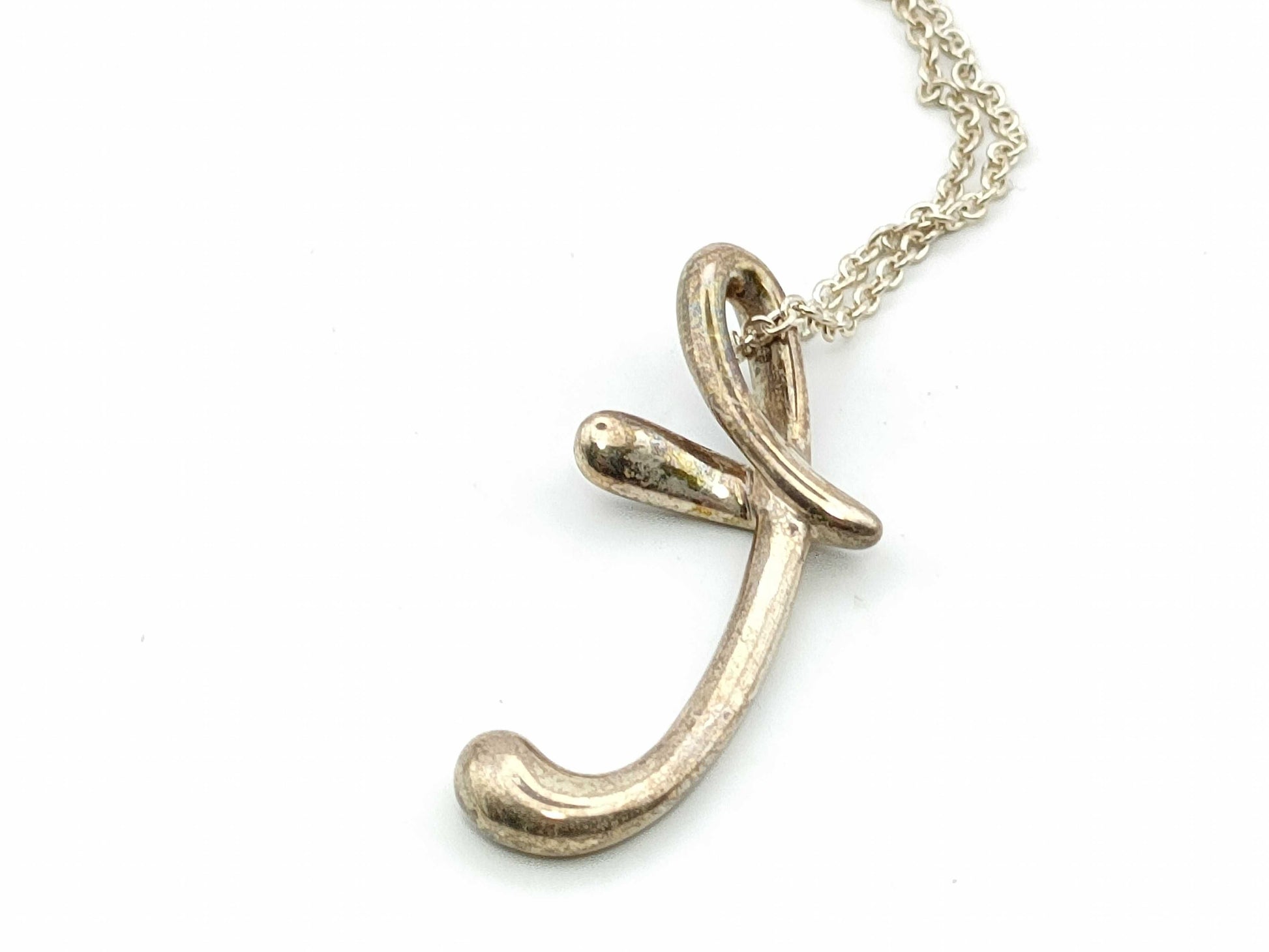 Tiffany & Co. Initial T Silver 925 Necklace