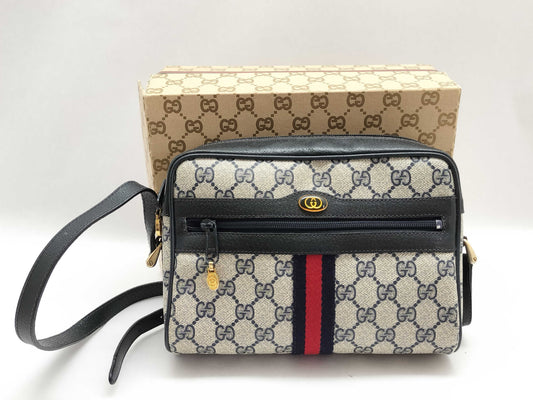 GUCCI GG Supreme Old Sherry Line Shoulder Bag