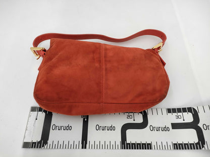 FENDI Mamma Suede One-Shoulder Shoulder Bag