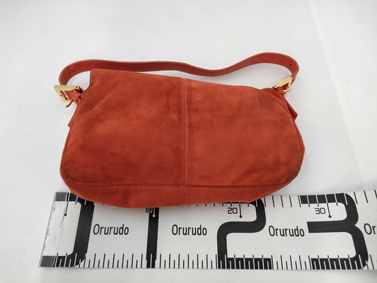 FENDI Mamma Suede One-Shoulder Shoulder Bag