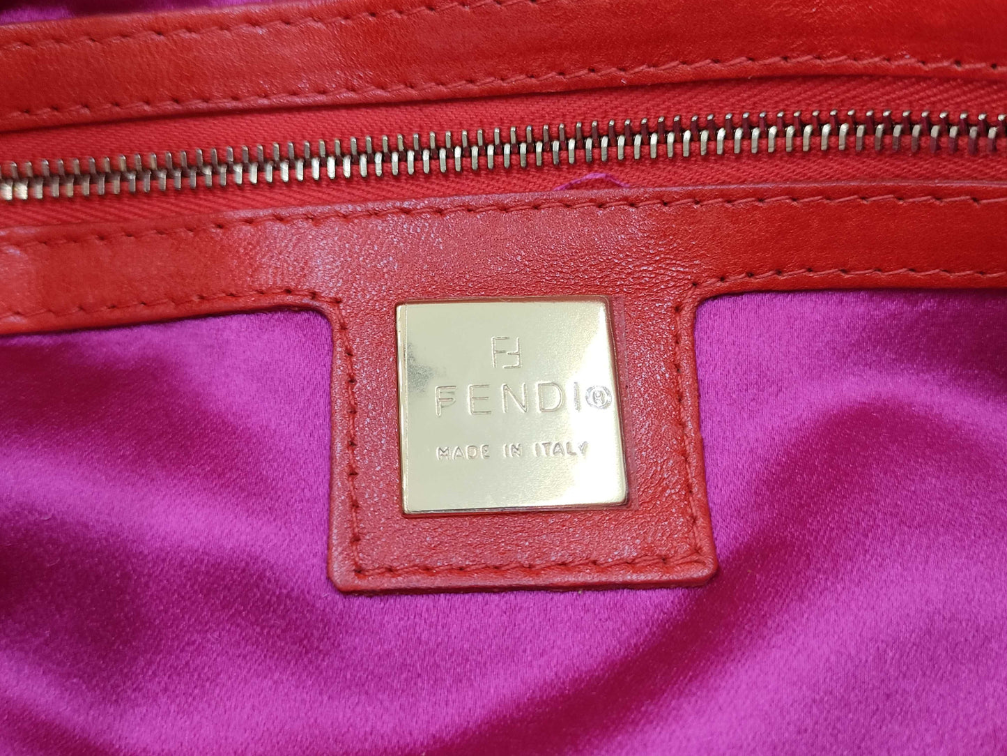FENDI Mamma Suede One-Shoulder Shoulder Bag