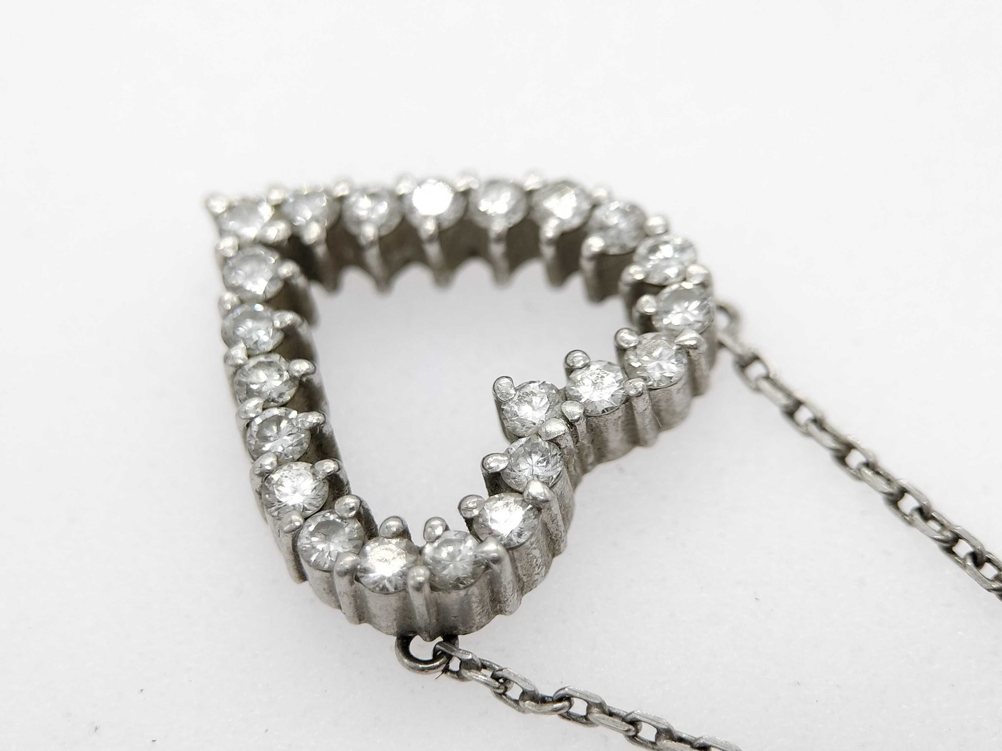 D0.55ct PT900 5.6g Necklace 