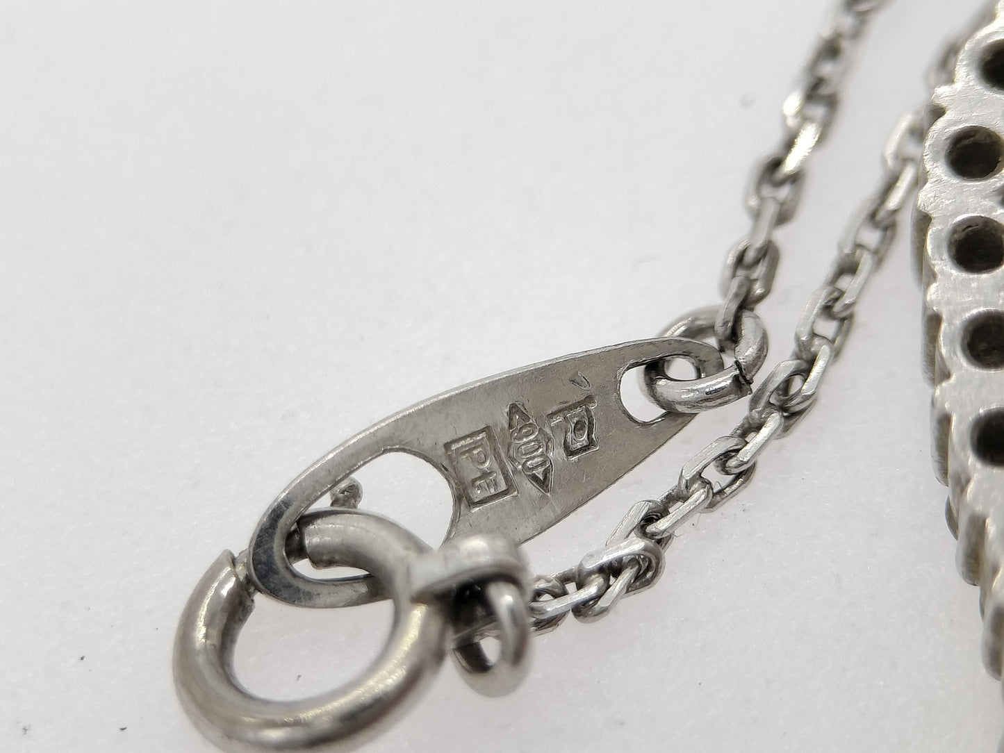 D0.55ct PT900 5.6g Necklace 