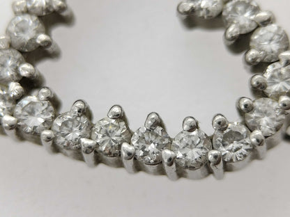 D0.55ct PT900 5.6g Necklace 