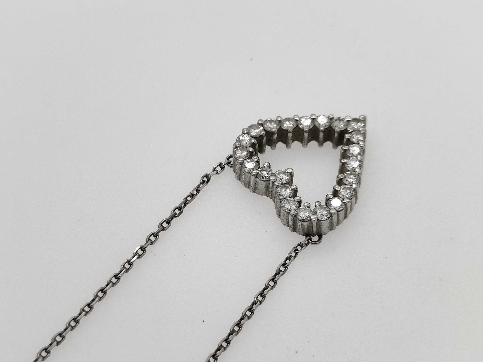 D0.55ct PT900 5.6g Necklace 