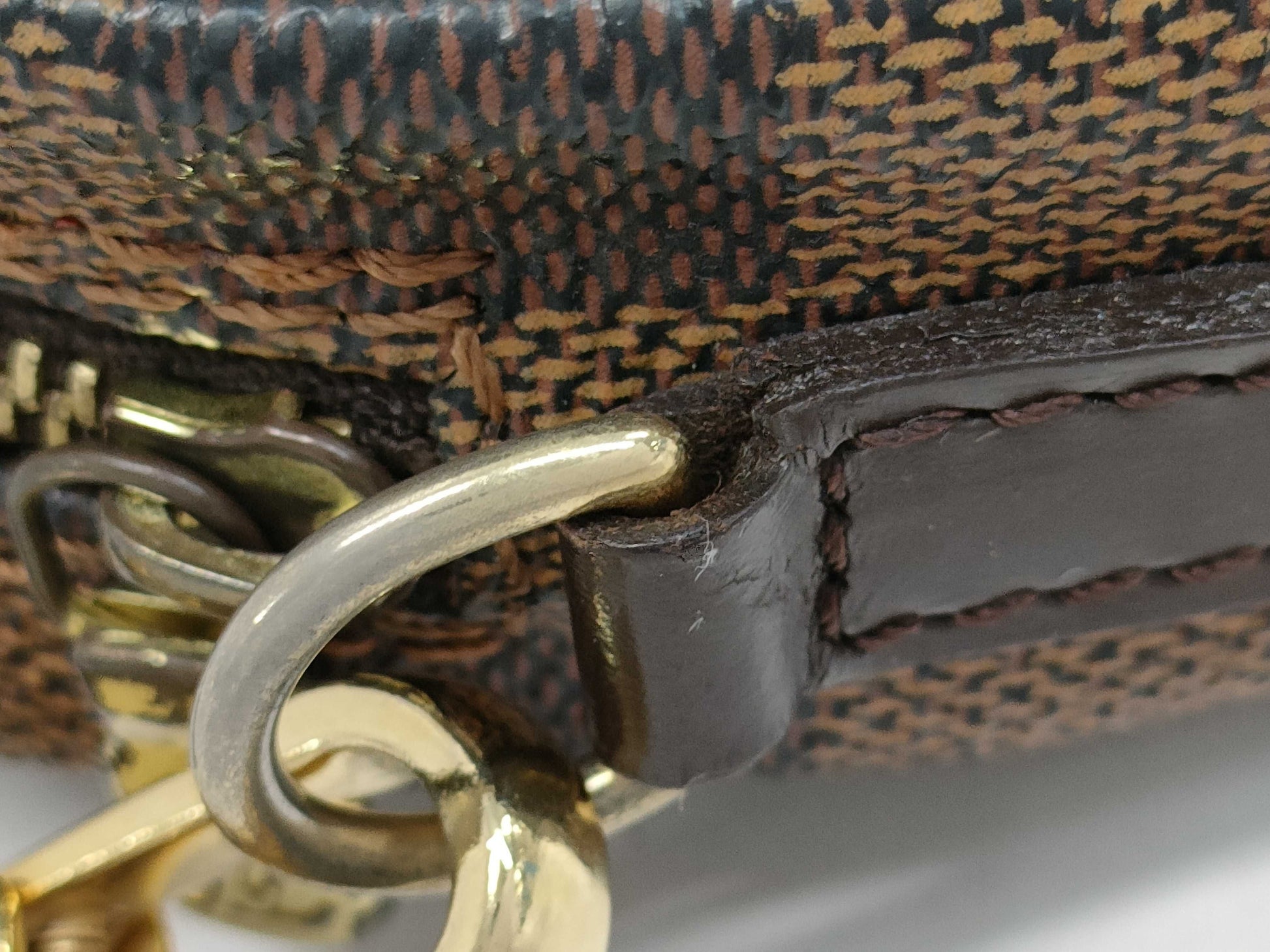 LOUIS VUITTON VI0059 Damier N51296 Pochette Ipanema Shoulder Bag