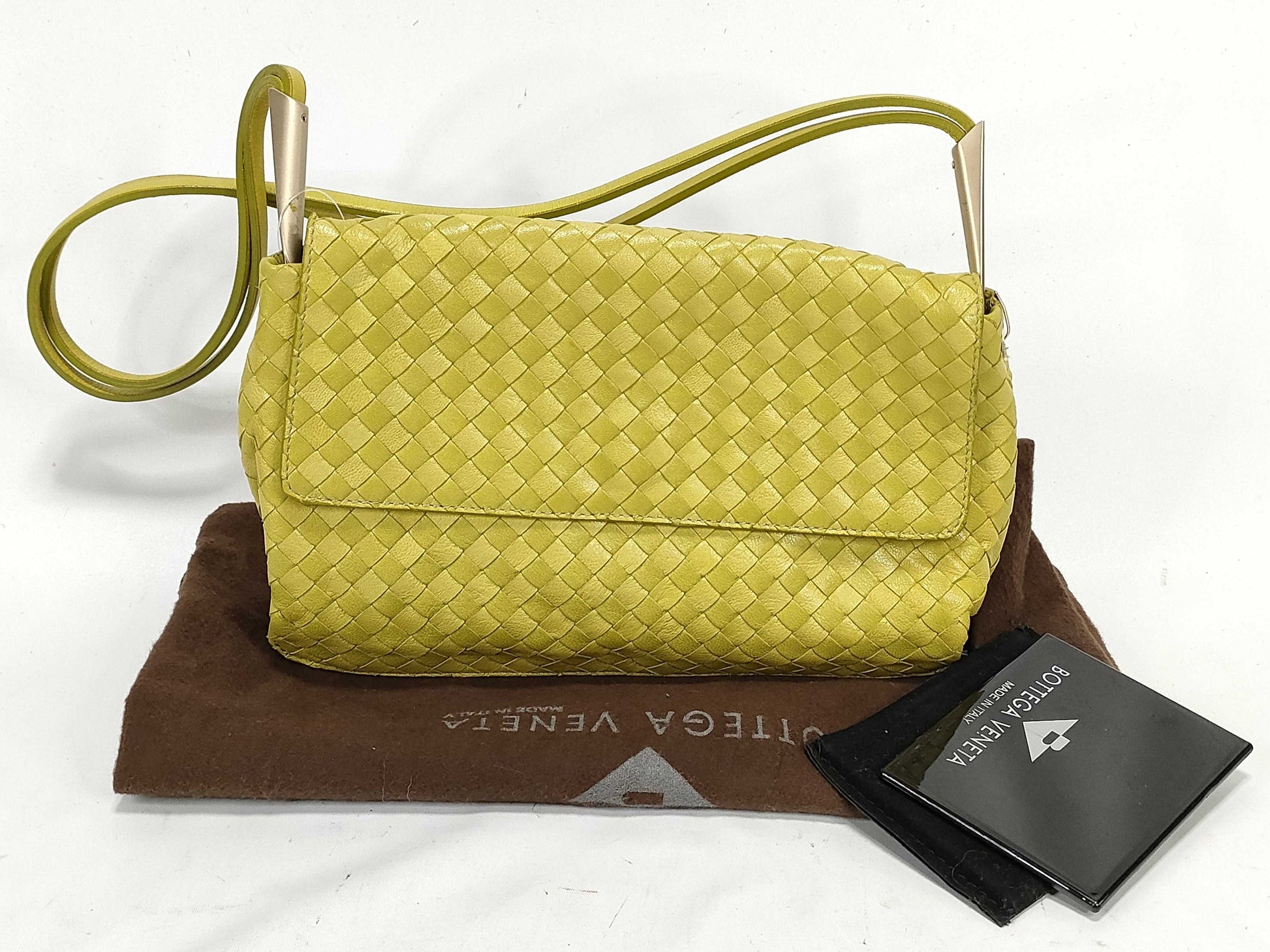 BOTTEGA VENETA Intrecciato Leather One-Shoulder Shoulder Bag