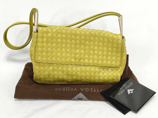 BOTTEGA VENETA Intrecciato Leather One-Shoulder Shoulder Bag