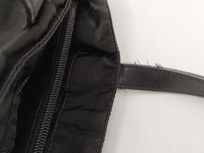 PRADA Nylon Triangle Plate Tote Bag