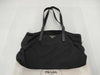PRADA Nylon Triangle Plate Tote Bag