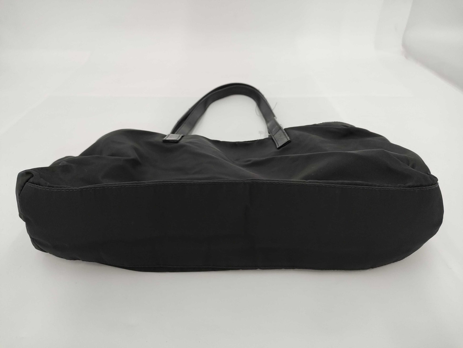 PRADA Nylon Triangle Plate Tote Bag