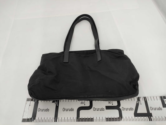 PRADA Nylon Triangle Plate Tote Bag