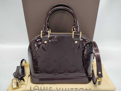 LOUIS VUITTON Vernis Alma BB/AA4128 Handbag