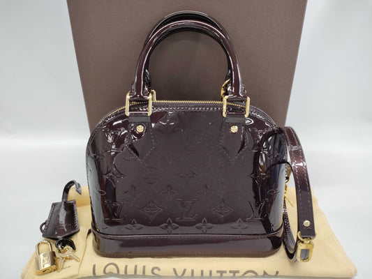 LOUIS VUITTON Vernis Alma BB/AA4128 Handbag