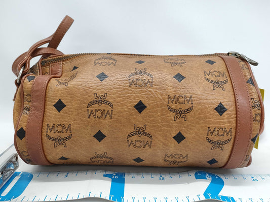 MCM Cylindrical Shoulder Bag