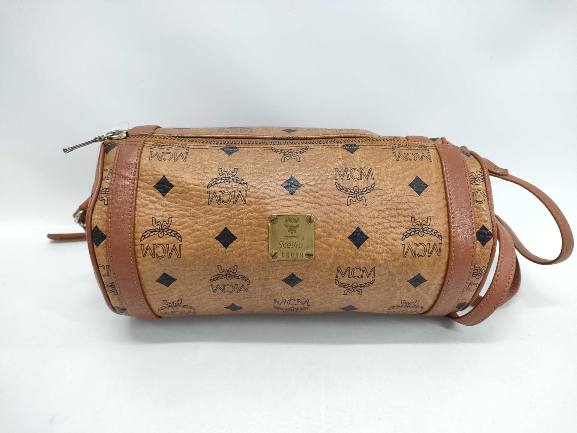 MCM Cylindrical Shoulder Bag