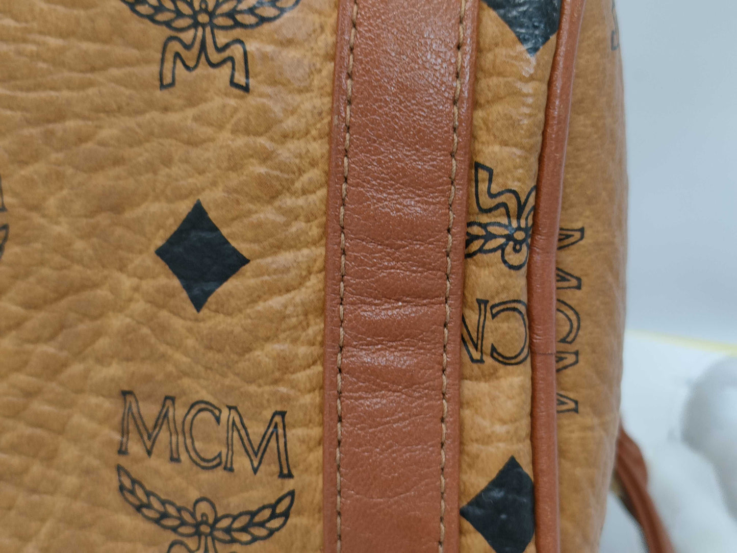 MCM Cylindrical Shoulder Bag