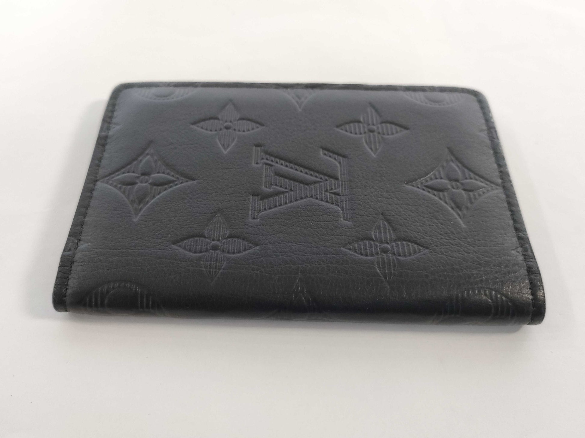 LOUIS VUITTON RFID Verified TA3260 Shadow Organizer de Poche Card Case Card Case, Pass Case, Business Card Holder