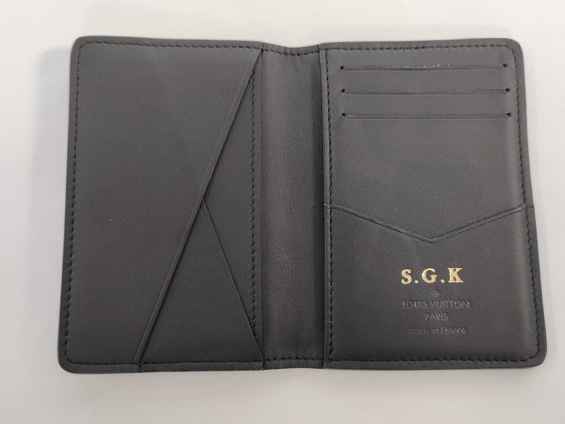 LOUIS VUITTON RFID Verified TA3260 Shadow Organizer de Poche Card Case Card Case, Pass Case, Business Card Holder
