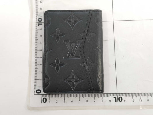 LOUIS VUITTON RFID Verified TA3260 Shadow Organizer de Poche Card Case Card Case, Pass Case, Business Card Holder