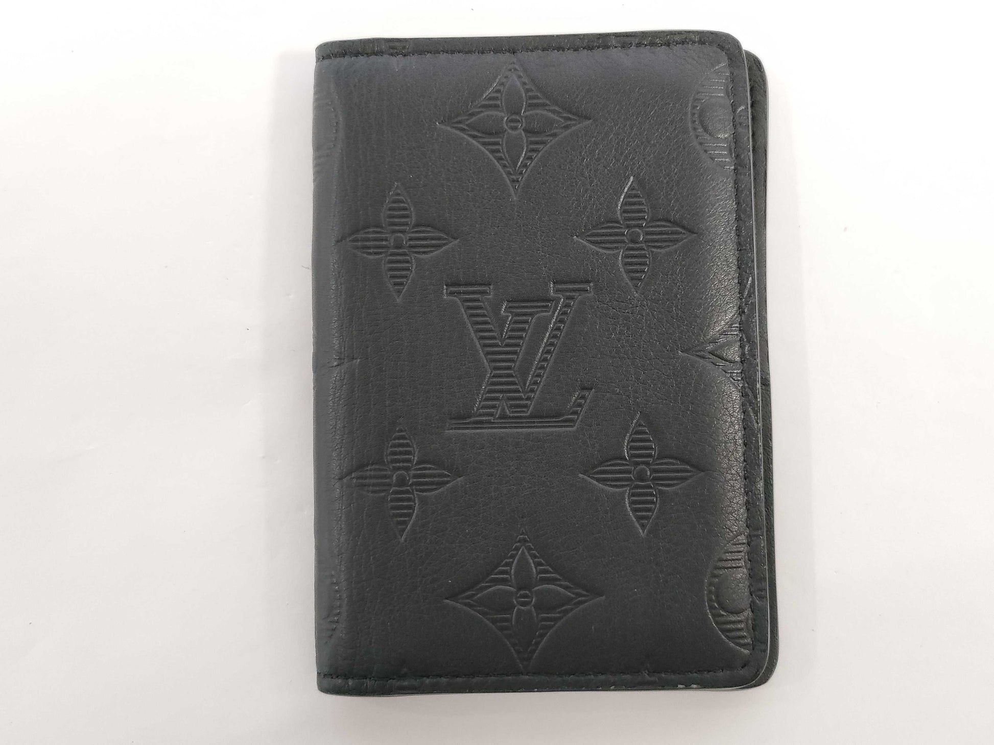 LOUIS VUITTON RFID Verified TA3260 Shadow Organizer de Poche Card Case Card Case, Pass Case, Business Card Holder