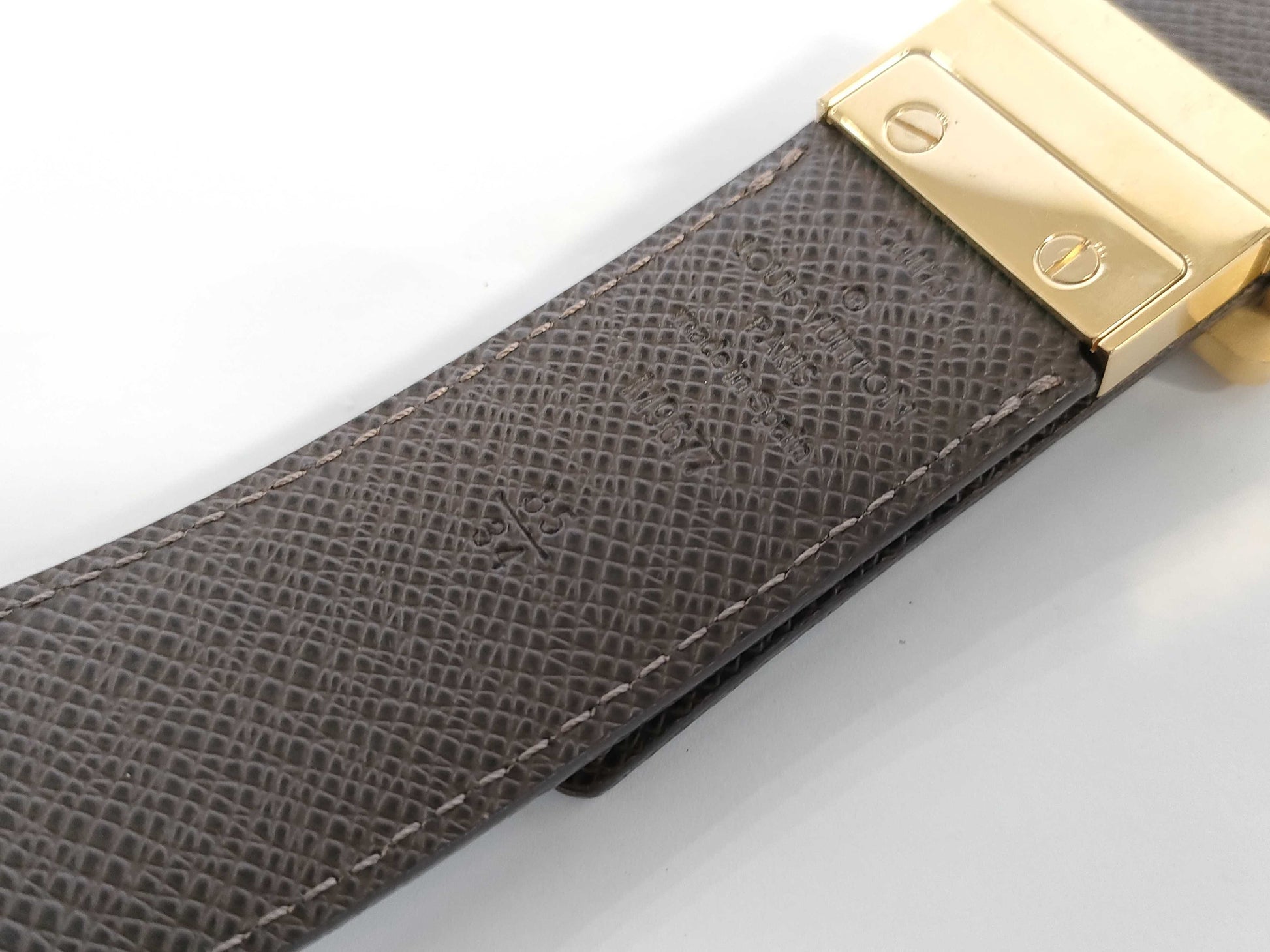 LOUIS VUITTON CA1173 Damier Centurion Inventour M9677 Belt