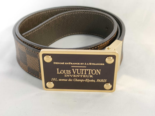 LOUIS VUITTON CA1173 Damier Centurion Inventour M9677 Belt