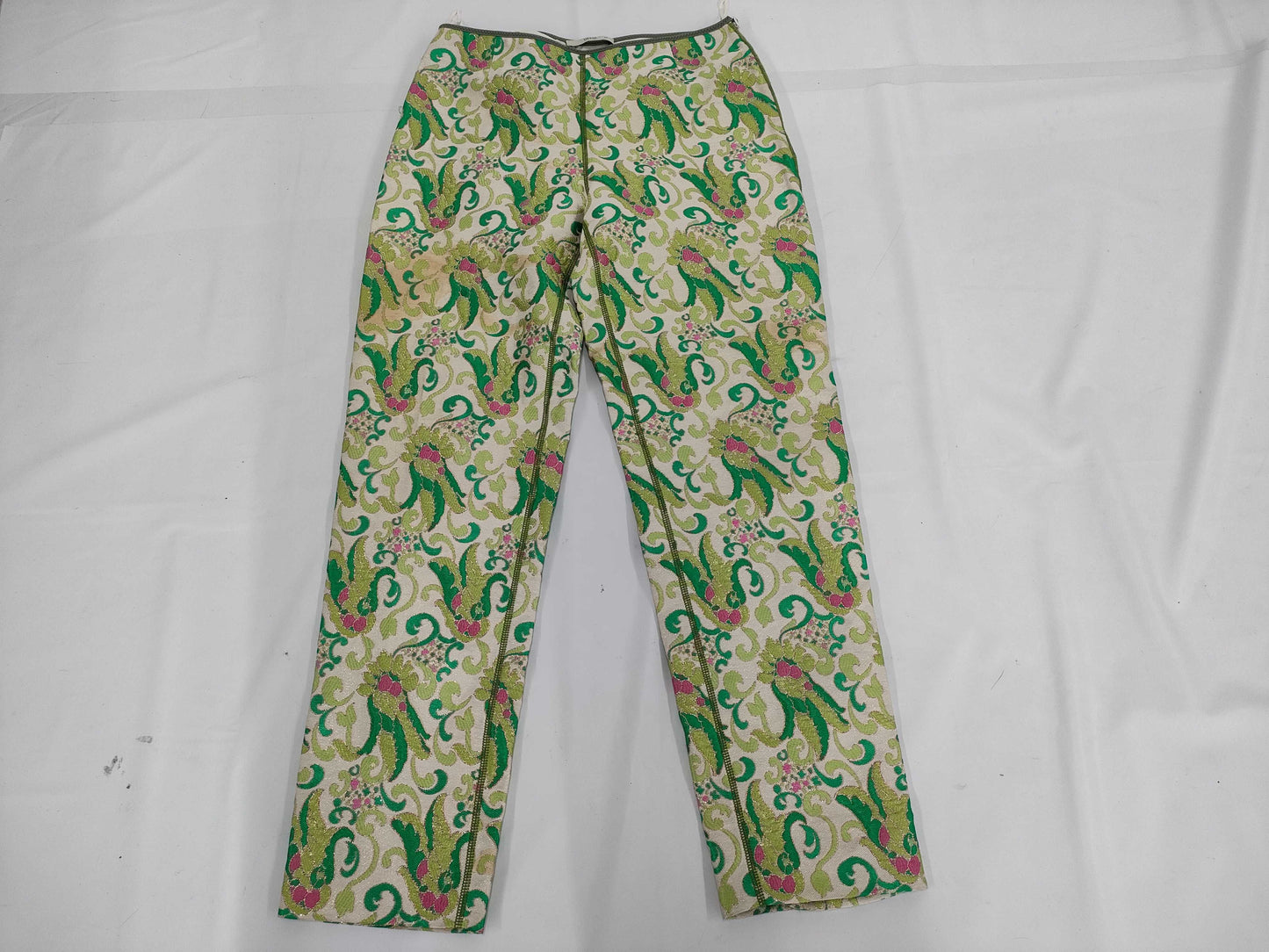 PRADA Embroidered All-Over Print Bottoms Pants