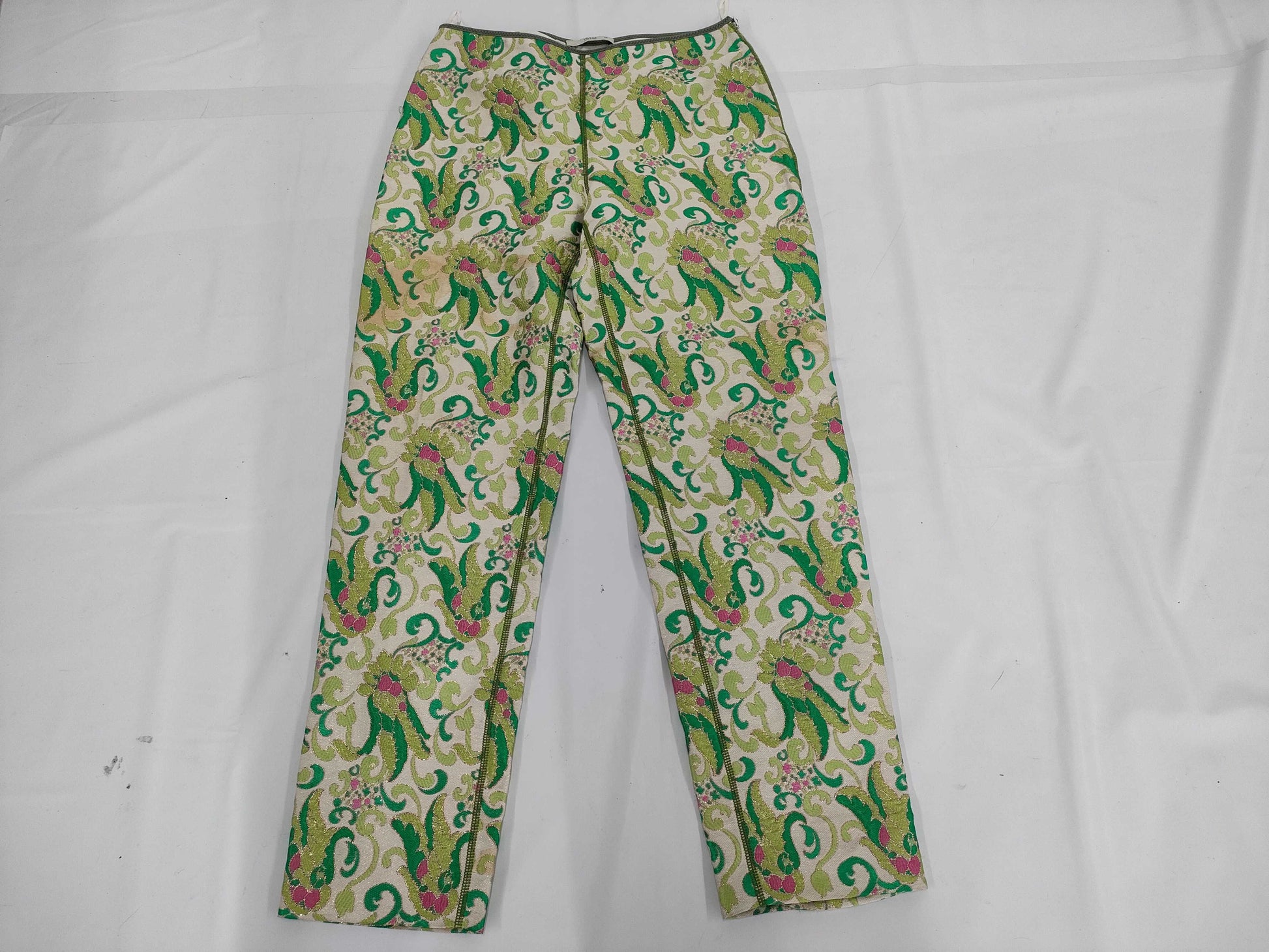 PRADA Embroidered All-Over Print Bottoms Pants